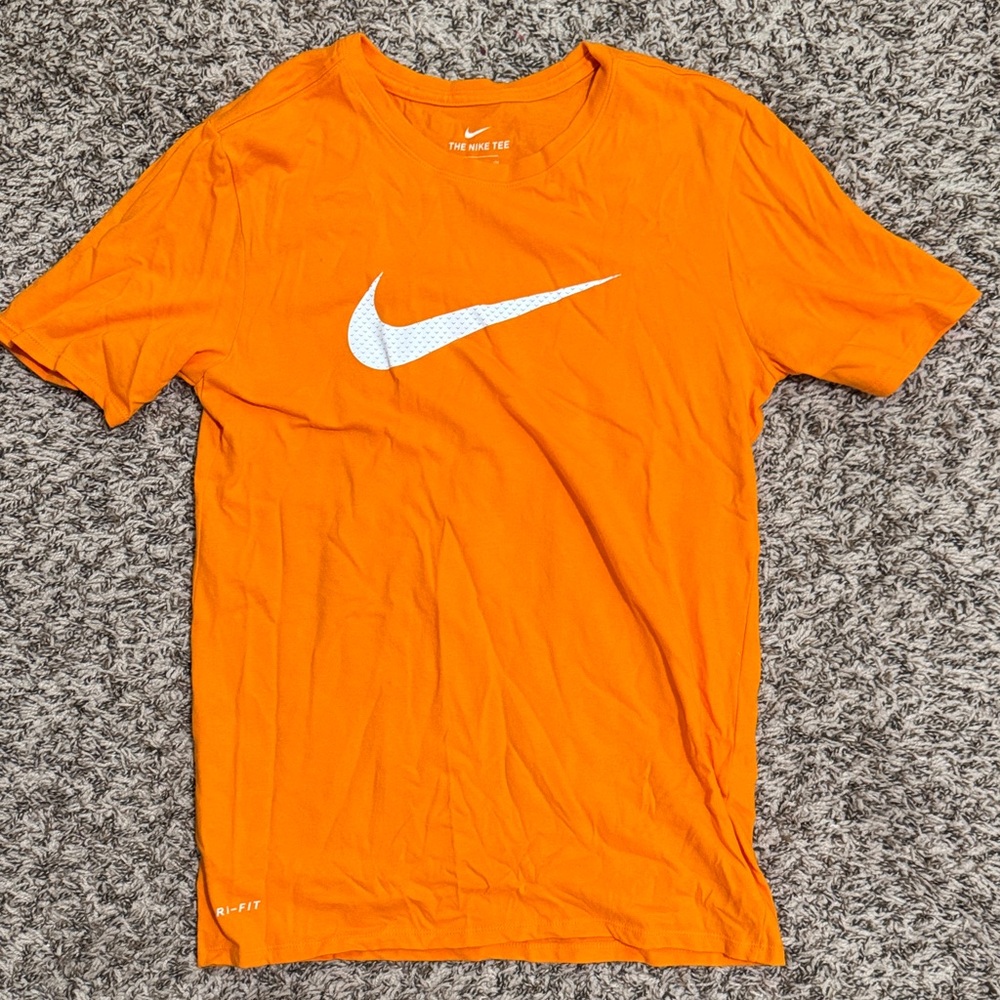 Nike Orange Tee with White Logo